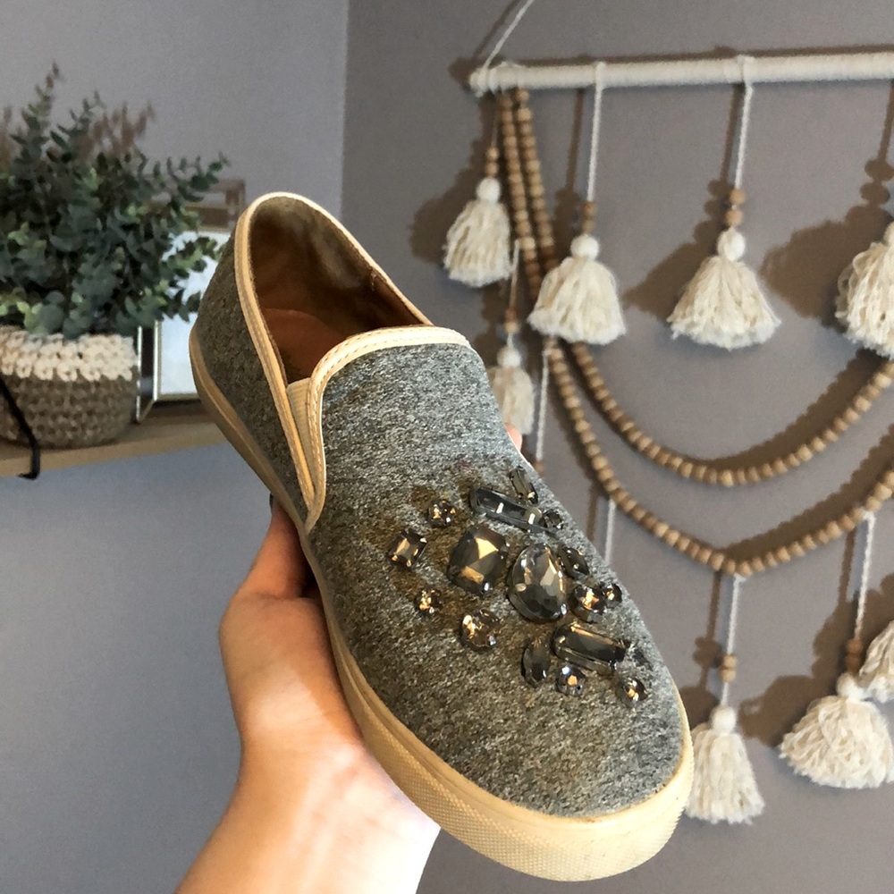Slip on Speakers with Gems
